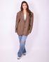 oversized wool blazer camel