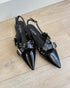 Slingbacks black