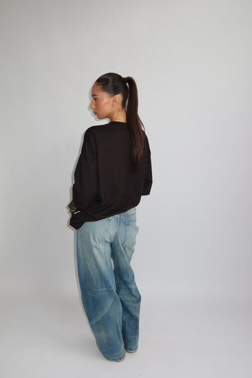 priority getting fly layered longsleeve black