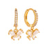 Diamond butterfly earrings