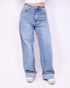 baggy tall stretch jeans blue