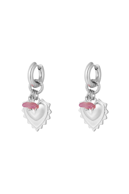 Bold heart Earrings