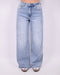 Baggy Wide leg stretch jeans light blue