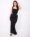 Lace corset two piece black