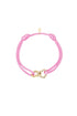 Satin heart bracelet