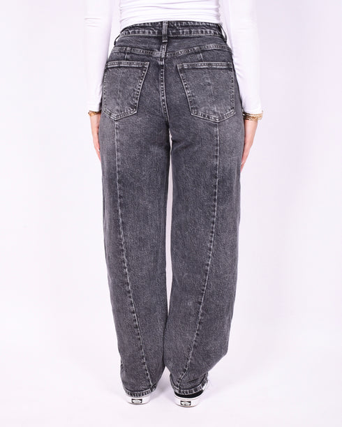 Balloon stretch jeans dark grey
