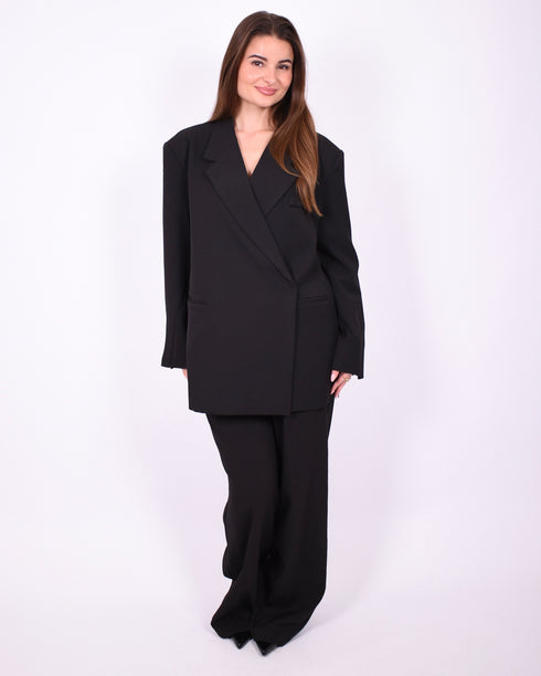 Bibi boxy blazer black