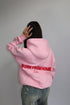 priority work from home hoodie pink
