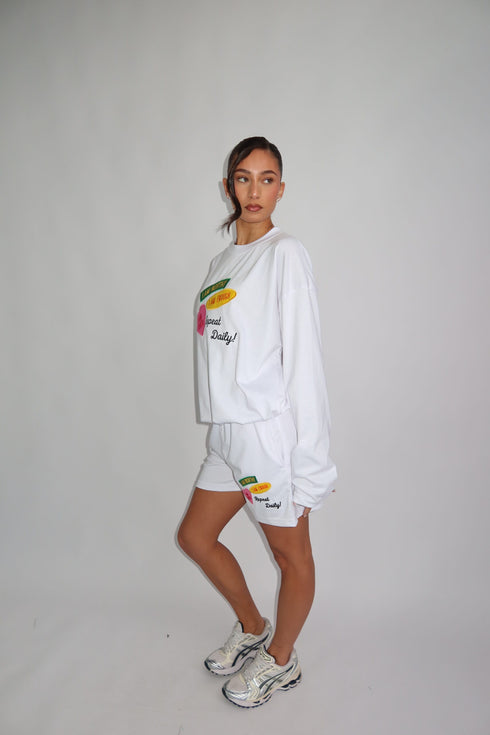 priority loved two piece white