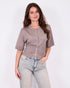 dany knit top taupe