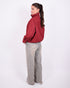Checkered windjacket red