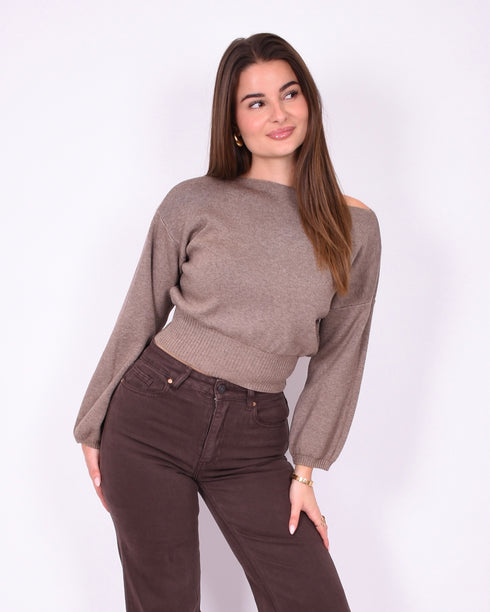 jane sweater hazelnut