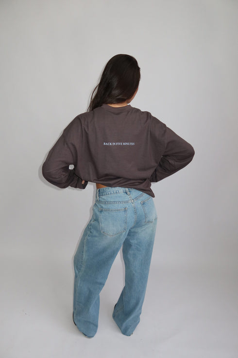 Priority ‘mind’ longsleeve grey