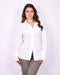 Tie back blouse white
