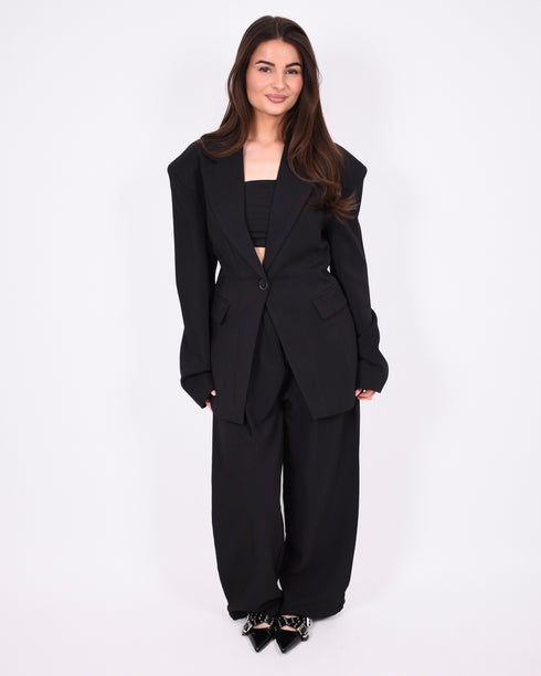 Leila blazer black