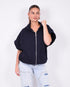 Hoodie gilet vest navy