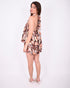 ibiza halter playsuit brown