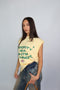 priority sleeveless tee yellow