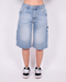 carpenter stretch jort blue