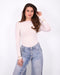 super soft cashmere top creme
