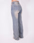 Vintage washed tall stretch jeans