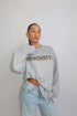 priority leopard logo longsleeve grey