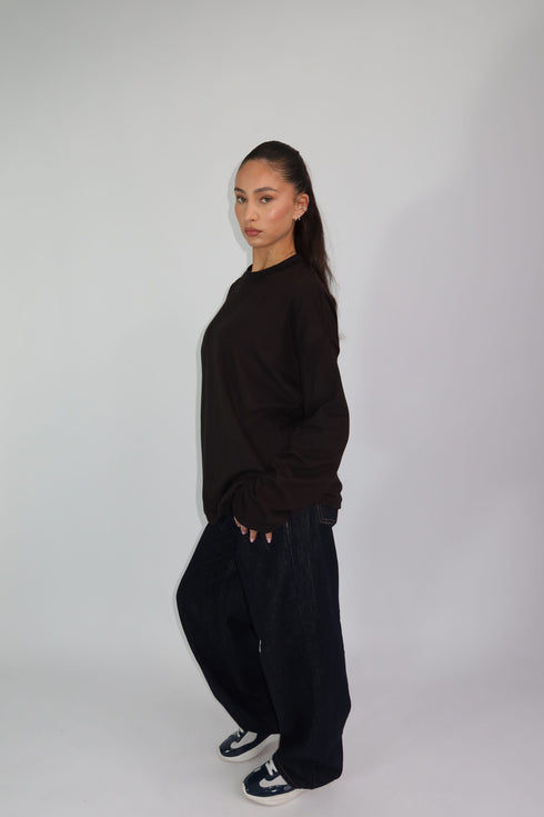 priority blanc longsleeve black