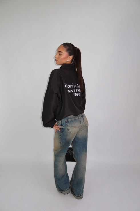 priority jeans windjacket black