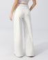 foldover stretch jeans off white