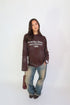 Priority destroyed Amsterdam longsleeve Brown