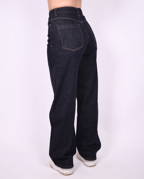 Balloon stretch jeans dark blue