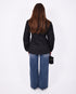 wool blazer black