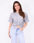 Knot tee light grey