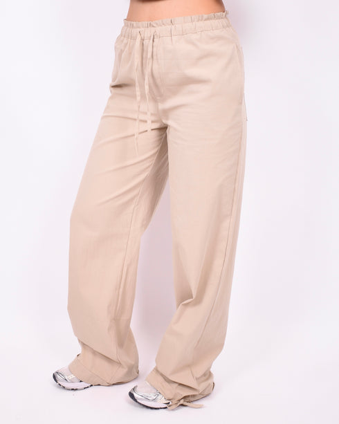 Gigi parachute pants beige