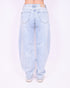 Barrel lined stretch jeans blue