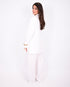 Tall stretch pantalon white