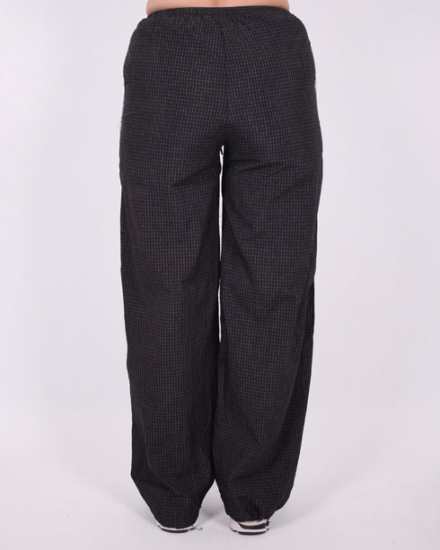 Jenna checkered pants black