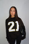 Priority ‘21’ longsleeve black/yellow