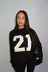 Priority ‘21’ longsleeve black/yellow