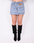 Loé denim skirt light blue