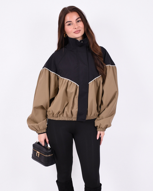 Joelle windjacket black/kaki