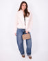 fluffy coat creme