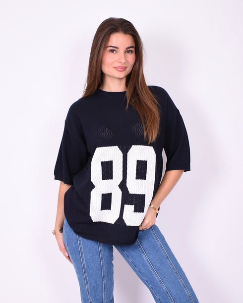 redefined knit jersey navy