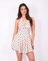 polkadot halter dress
