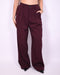 stretch pantalon bordeaux