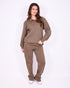 Redefined polo sweater dark taupe
