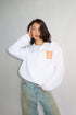 Priority monogram windjacket white/orange