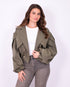Bomber trenchcoat army green