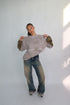 Priority prints Longsleeve taupe