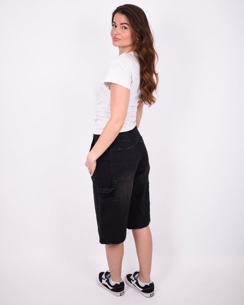 carpenter stretch jort black